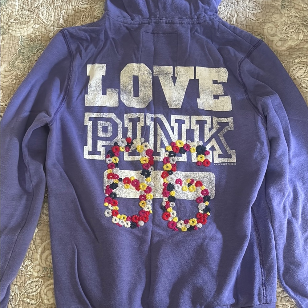 Y2K PINK Victoria's Secret Hoodie - Purple